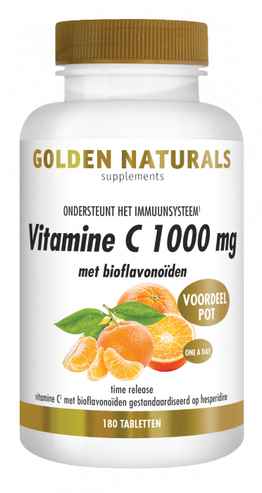 Vitamin C 1000 mg with bioflavonoids 180 vegan tablets