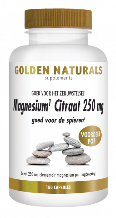 Magnesium Citrate 250 mg 180 vegan capsules