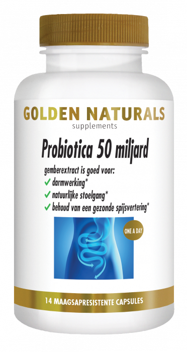 Probiotics 50 Billion 14 vegan gastro-resistant capsules