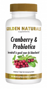 Cranberry & Probiotics 30 vegan gastro-resistant capsules