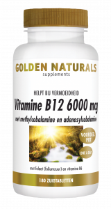 Vitamin B12 6000 mcg 180 vegan lozenges