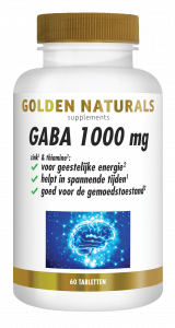 GABA 1000 mg 60 vegan tablets