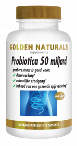 Probiotics 50 Billion 60 vegan gastro-resistant capsules
