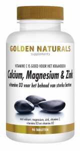 Calcium, Magnesium & Zinc 90 vegetarian tablets