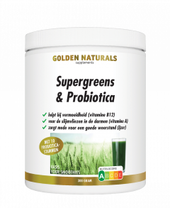Supergreens & Probiotics 300 gram powder