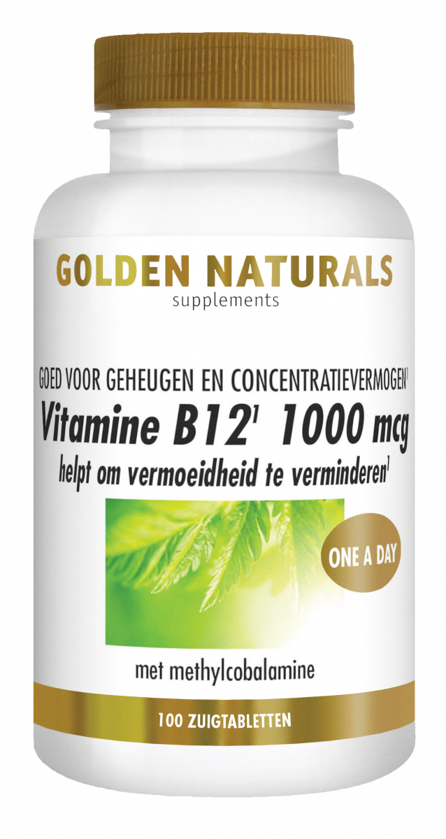 Vooruitgang Actief menu Buy Vitamin B12 1000 mcg? - GoldenNaturals.com