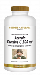 Acerola Vitamin C 500 mg 100 vegan lozenges