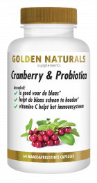 Cranberry & Probiotics 60 vegan gastro-resistant capsules