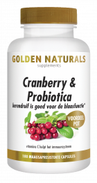 Cranberry & Probiotics 180 vegan gastro-resistant capsules