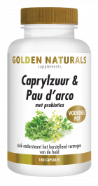 Caprylic acid & Pau d'arco with probiotics 180 vegetarian capsules