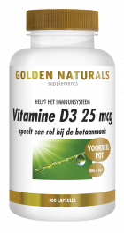 Vitamin D3 25 mcg 360 softgel capsules