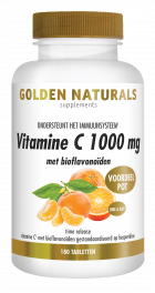 Vitamin C 1000 mg with bioflavonoids 180 vegan tablets