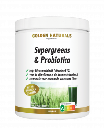 Supergreens & Probiotics 300 gram powder