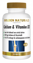 Calcium & Vitamin D3 120 tablets