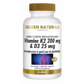Vitamin K2 200 mcg & D3 25 mcg